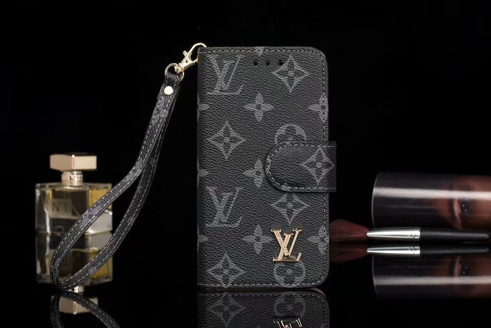 PREMIUM LV FASHION WALLET IPHONE CASE 16 TO 14