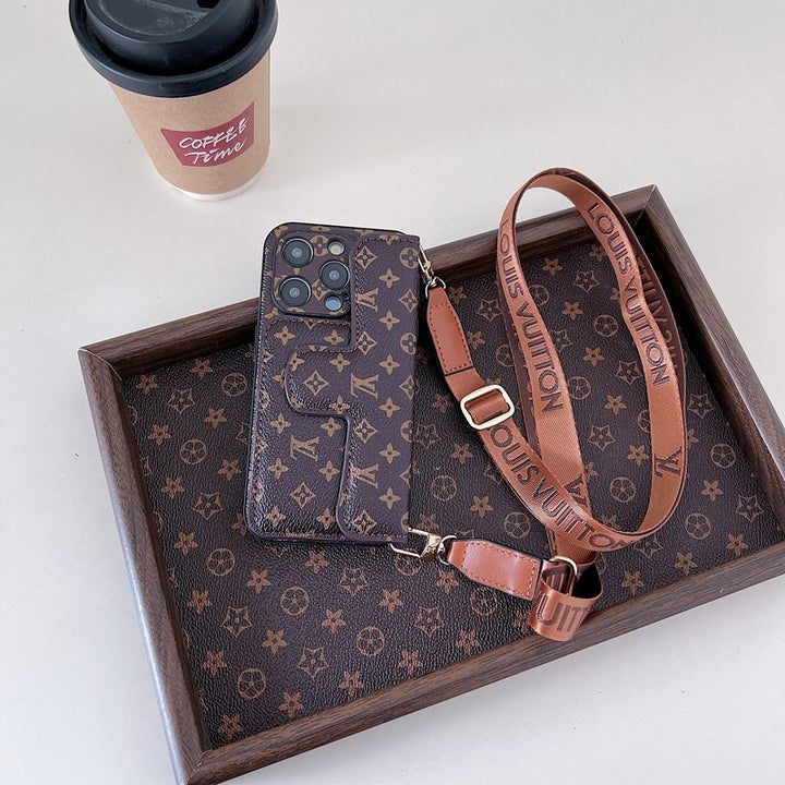 Louis Vuitton Side Card Holder Crossbody iPhone Case