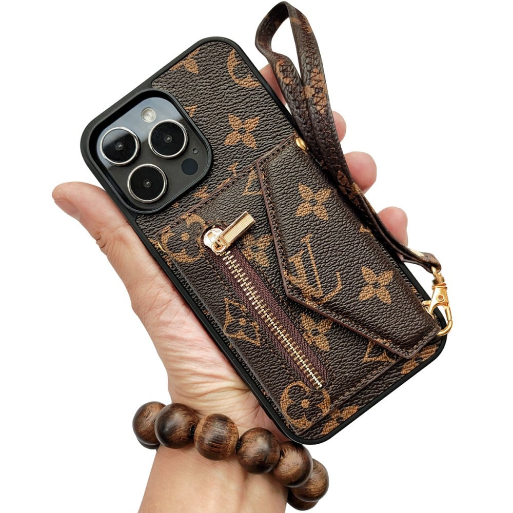 NEW IPHONE LV  GUCCI LEATHER WALLET PHONE CASE