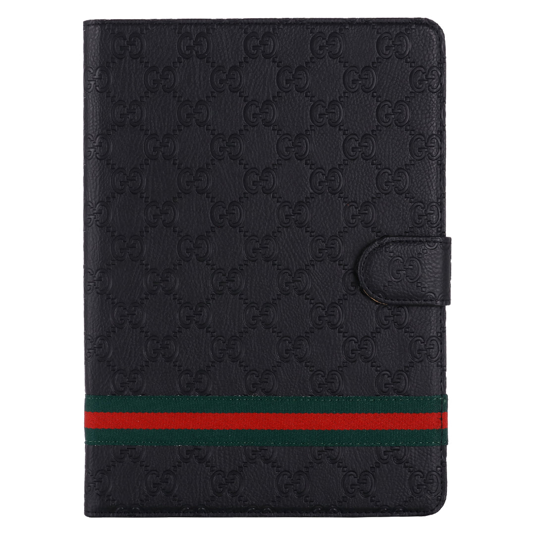 Gucci 3D Embossing Ophidia GG Flip Cover Holster Apple iPad Cases With Stand Function