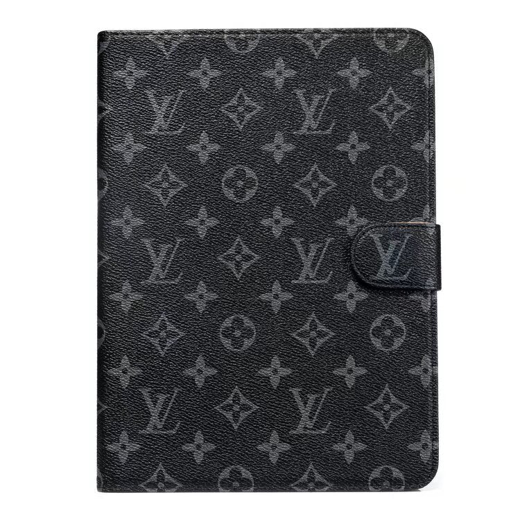 LV Elegant Monogram Canvas Flip Cover Apple iPad Protective Leather Case