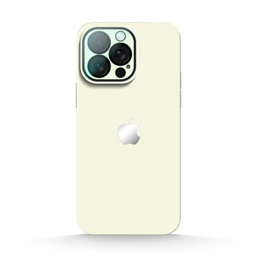 Luxury Frosted Case with Lens Tempered Glass Protection For iPhone 16 / 15 / 14