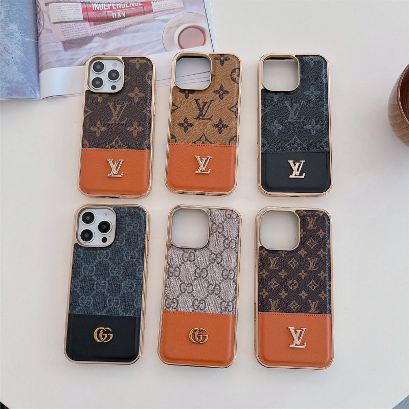 Louis Vuitton Latest Case Monogram Leather For iPhone