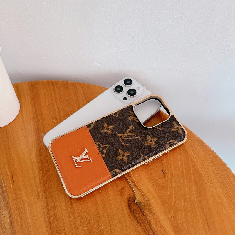 Louis Vuitton Latest Case Monogram Leather For iPhone