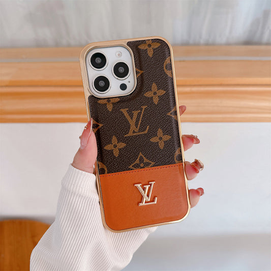 Louis Vuitton Latest Case Monogram Leather For iPhone