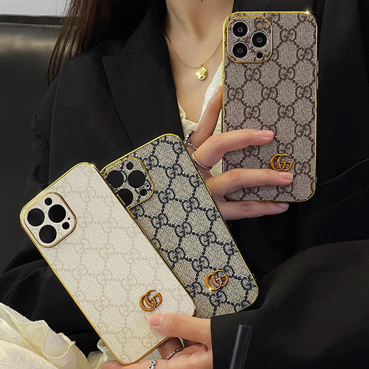 LUXURRY GUCCI CASE FOR IPHONE 16 TO 13