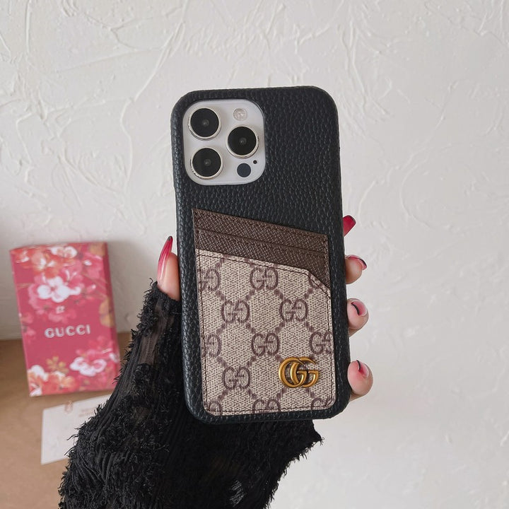 GG CARD BAG CLASSIC IPHONE CASE