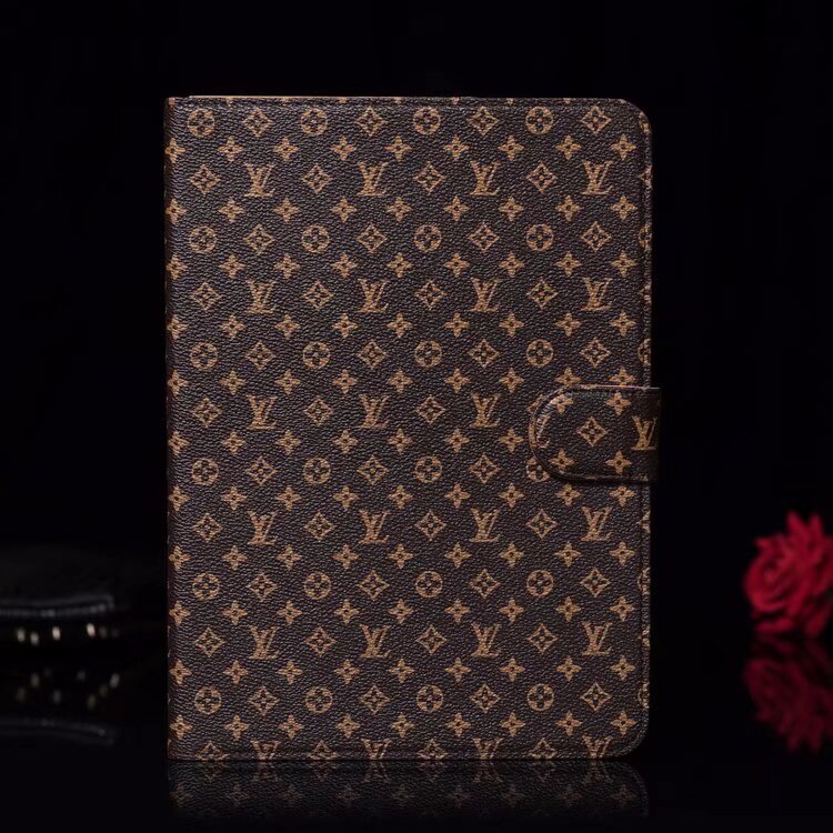 LV Elegant Monogram Canvas Flip Cover Apple iPad Protective Leather Case