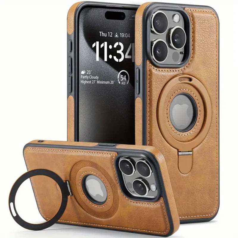 Luxurious Invisible Stand iPhone Case