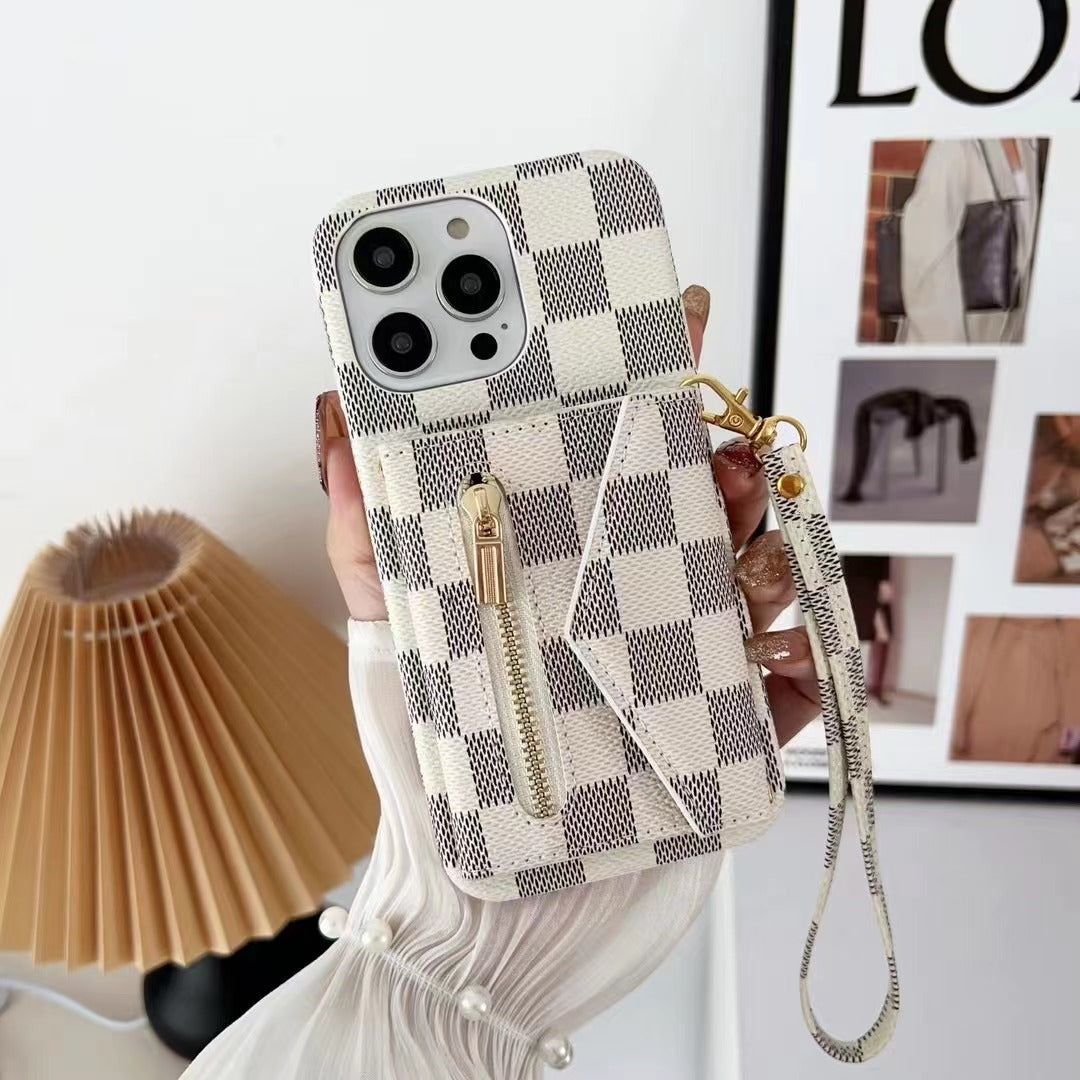 NEW IPHONE LV  GUCCI LEATHER WALLET PHONE CASE