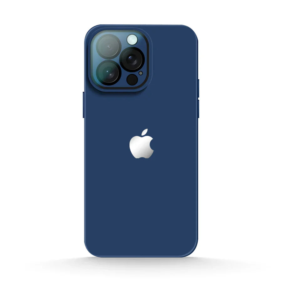 Luxury Frosted Case with Lens Tempered Glass Protection For iPhone 16 / 15 / 14