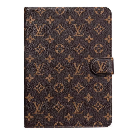 Samsung Galaxy Tab|Luxury Case Canvas Monogram Leather Fresh Summer Theme Pattern