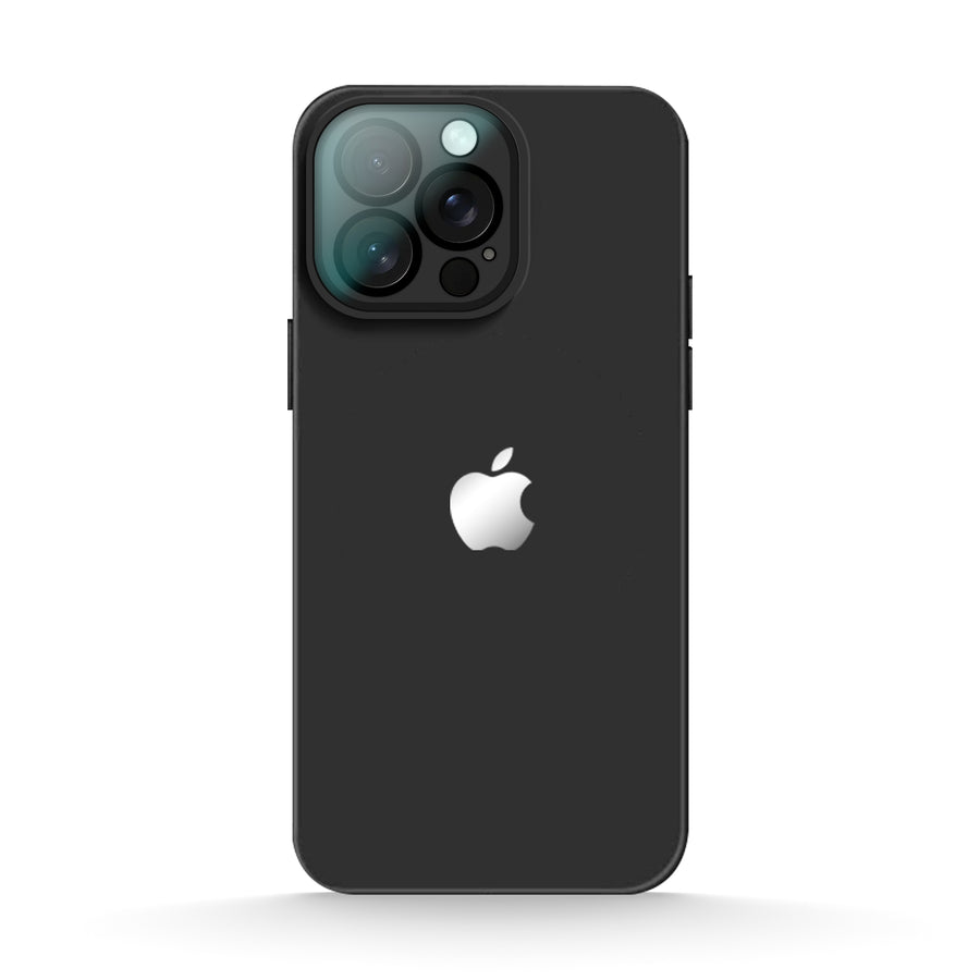 Luxury Frosted Case with Lens Tempered Glass Protection For iPhone 16 / 15 / 14