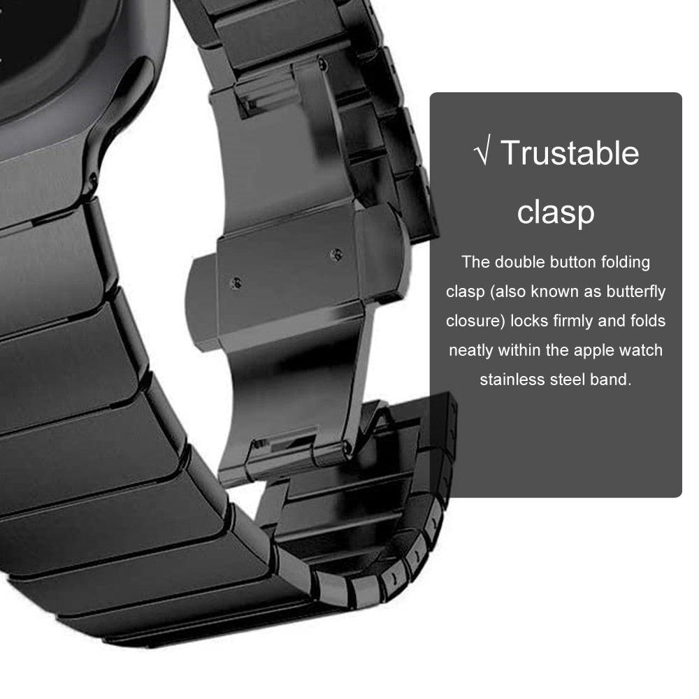 Bracelet for apple watch Stainless Steel - theroxymob