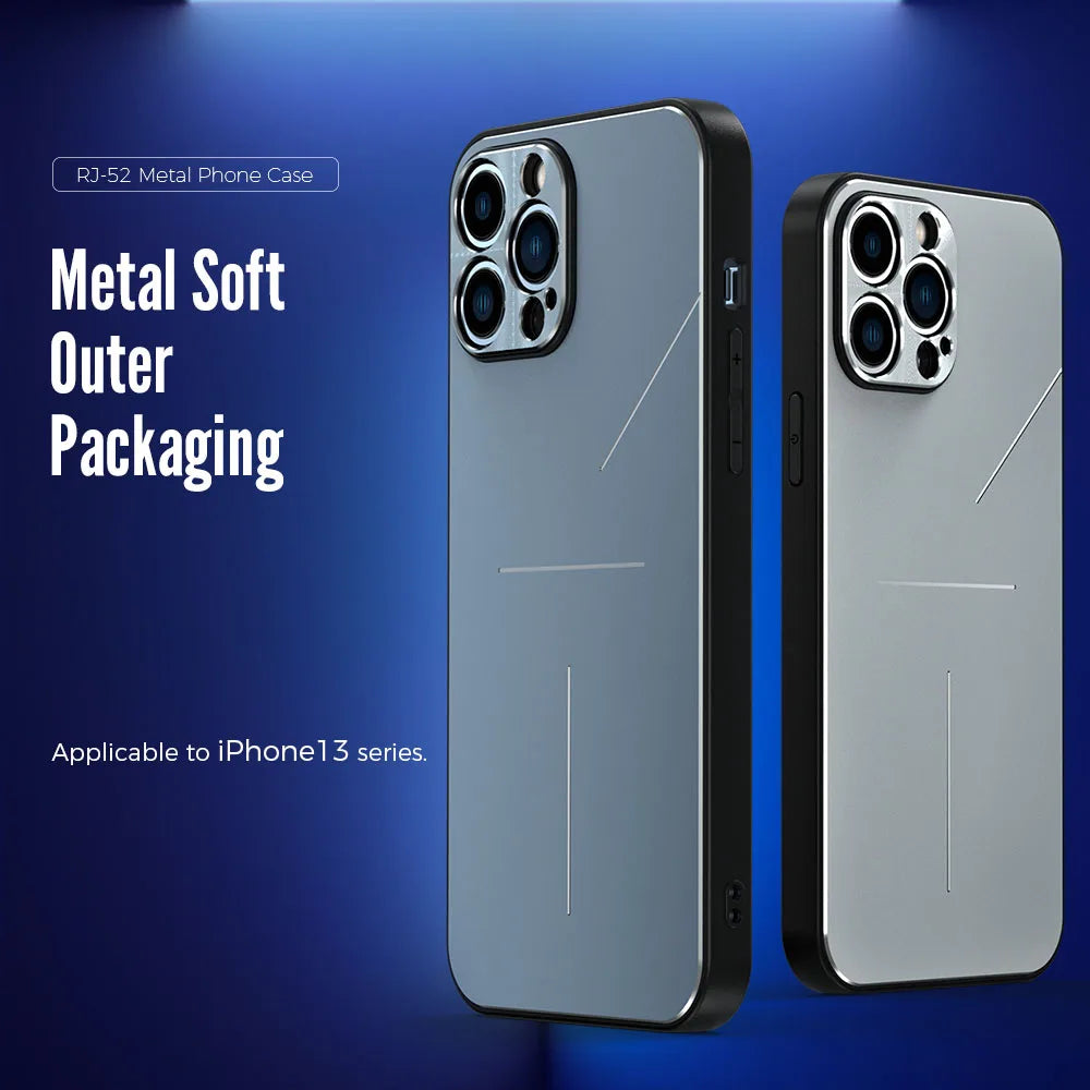 Aluminum Alloy TPU Frame Case with Camera Protection for iPhone 15 14 13 series