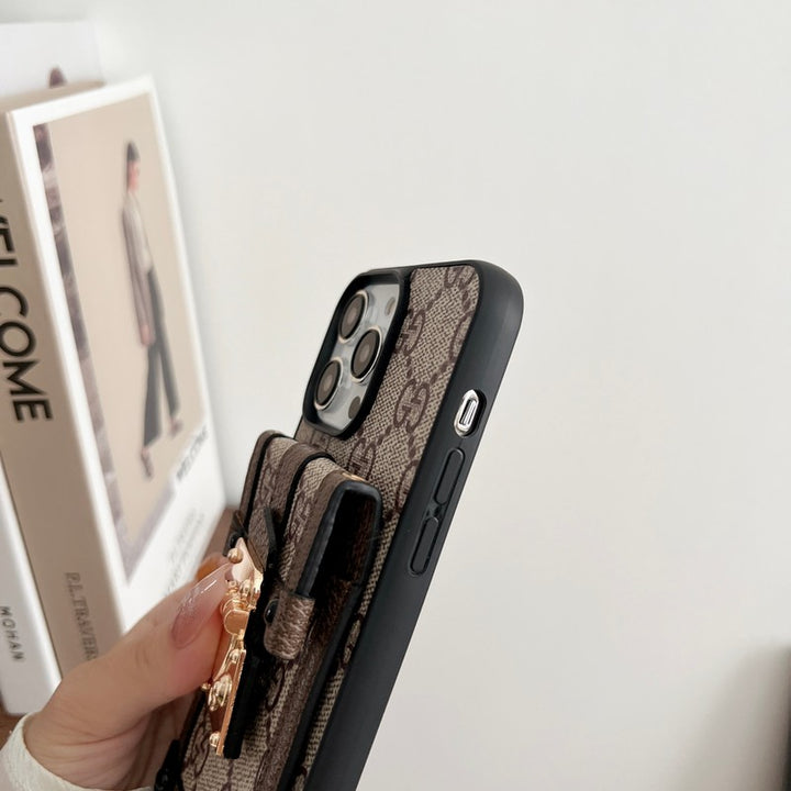 GG CARD BAG CHAIN CLASSIC IPHONE CASE