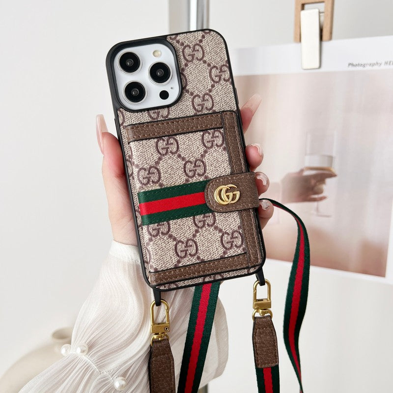 GG Card Bag Chain Classic iPhone Case