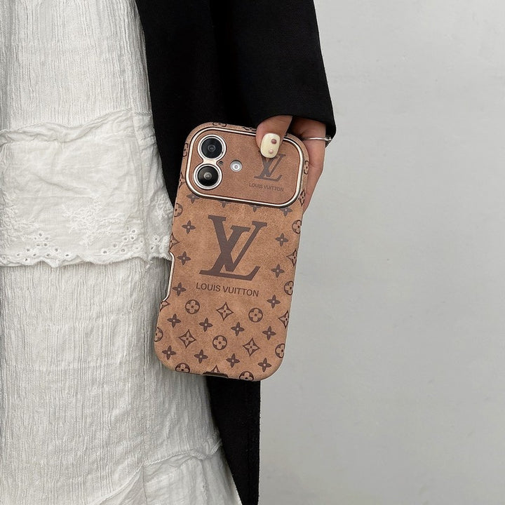 PREMIUM LOUIS VUITTON LEATHER IPHONE CASE