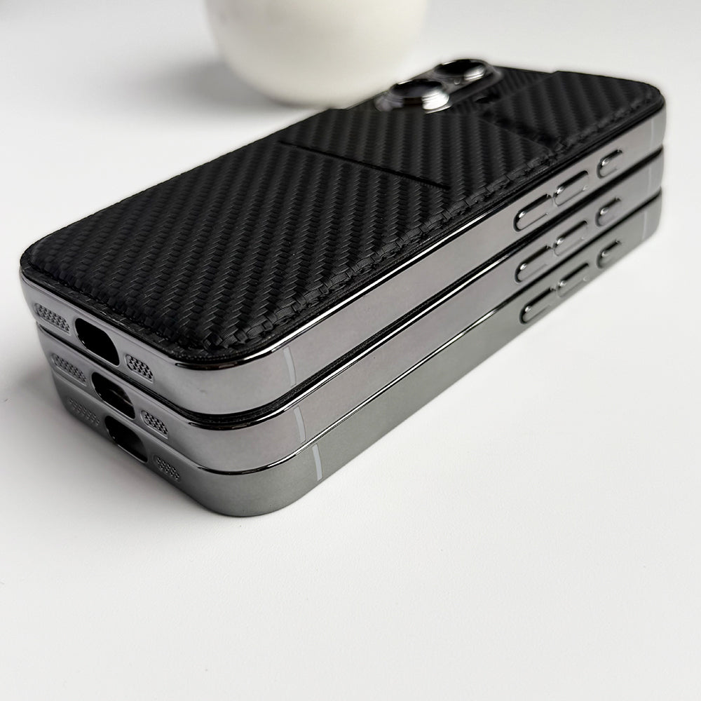 iPhone 16 Series PU Leather Multifunctional Card Holder Case