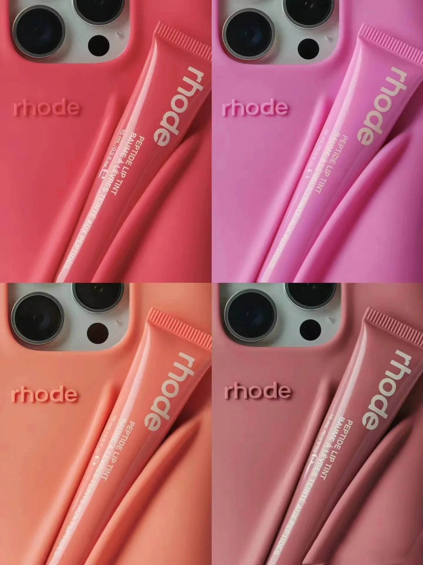 Rhode phone case Lipgloss Stand Cover for iPhone 16 15 14