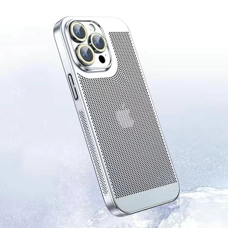 Electroplating Heat Dissipation iPhone Case For IPhone 16 - 13