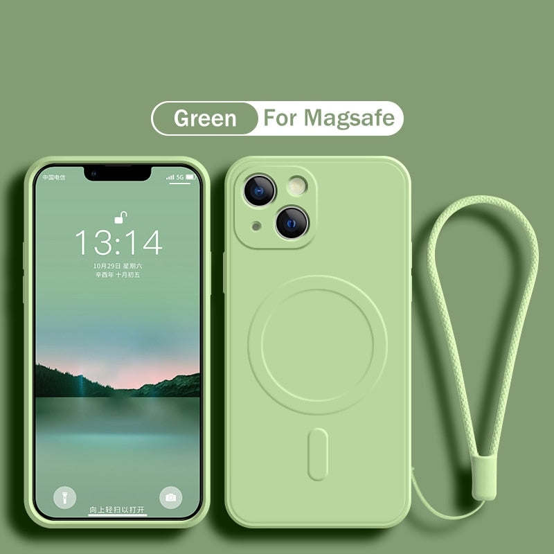 MagSafe Liquid Silicone Phone Case For iPhone 14 Series