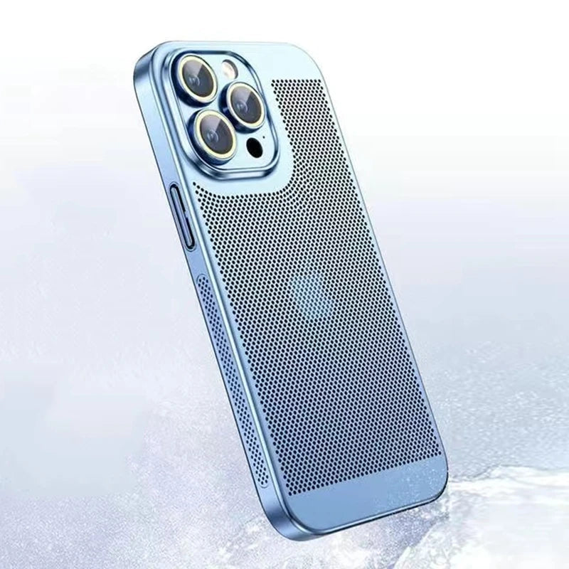 Electroplating Heat Dissipation iPhone Case For IPhone 16 - 13