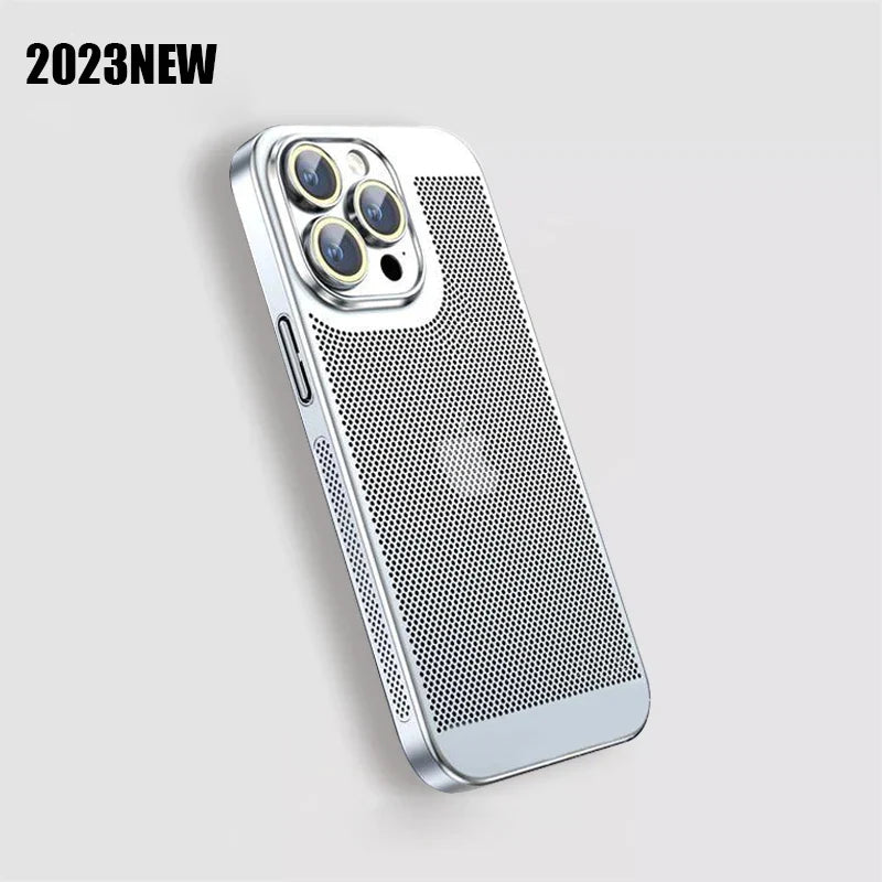 Electroplating Heat Dissipation iPhone Case For IPhone 16 - 13