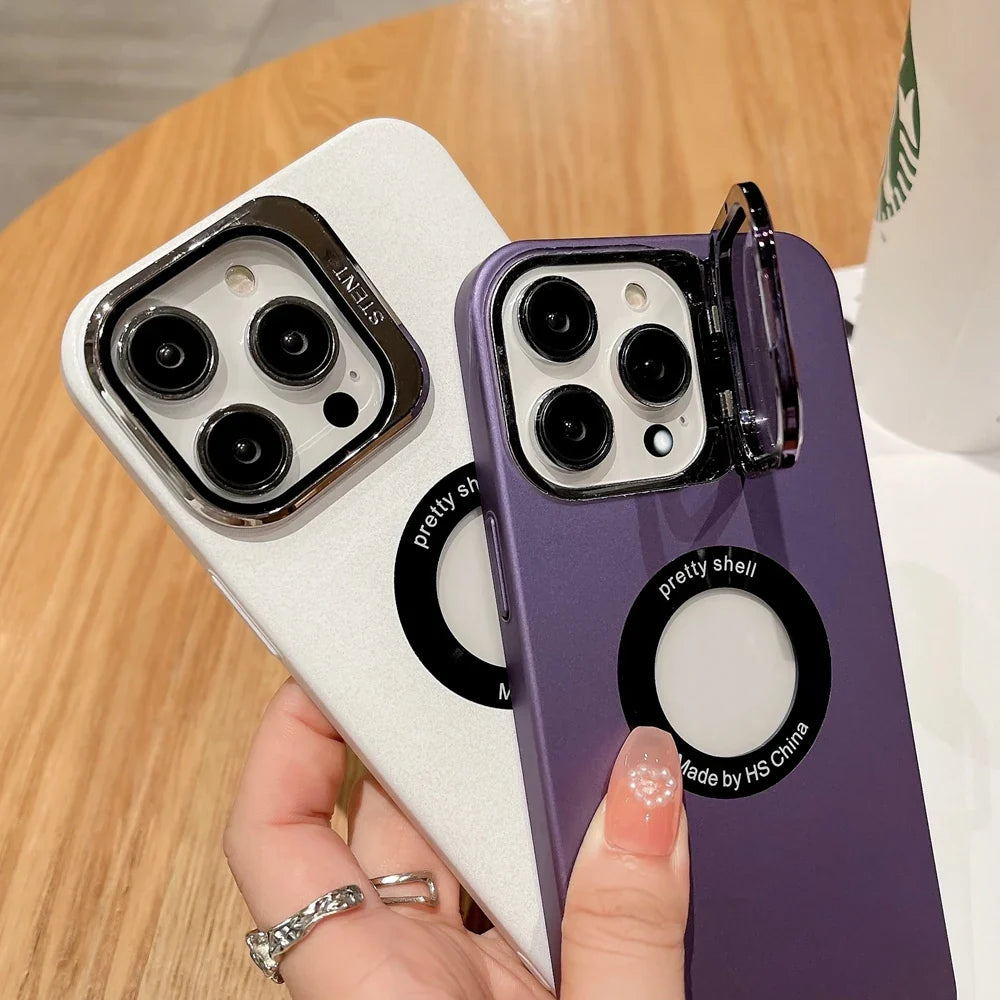 Logo Hole Camera Lens Full Protection Case for IPhone 16 15