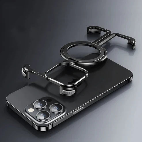 Titanium Frame Magnetic Case For iPhone