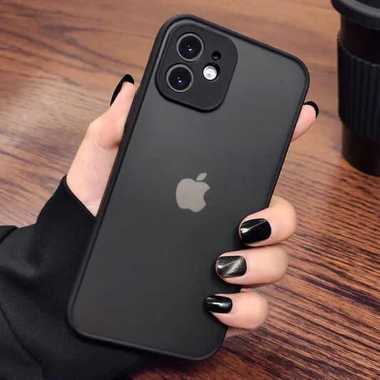 Luxury Shockproof Matte Silicone case For iPhone 14 13