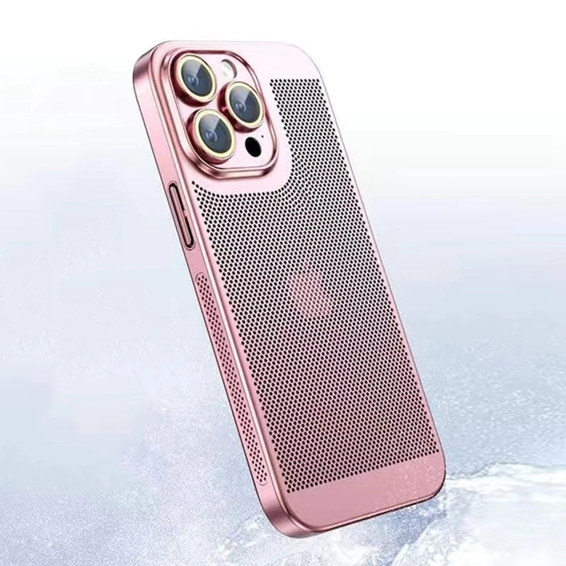 Electroplating Heat Dissipation iPhone Case For IPhone 16 - 13