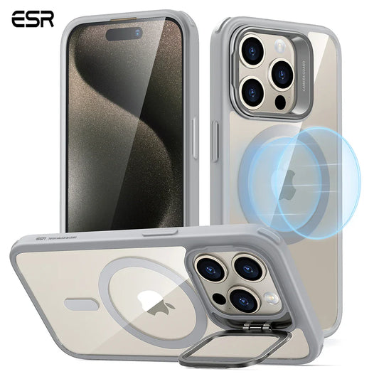 ESR Magsafe Case Classic Hybrid Case With Camera Kickstand  for iPhone 15 Series