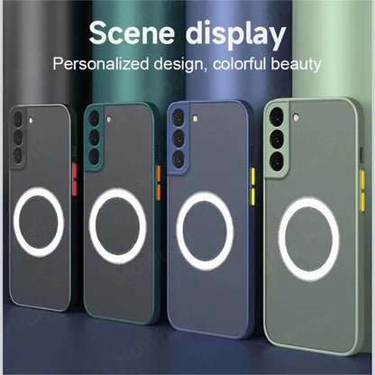 Magnet Matte Case For Samsung Galaxy S24-S23 Series