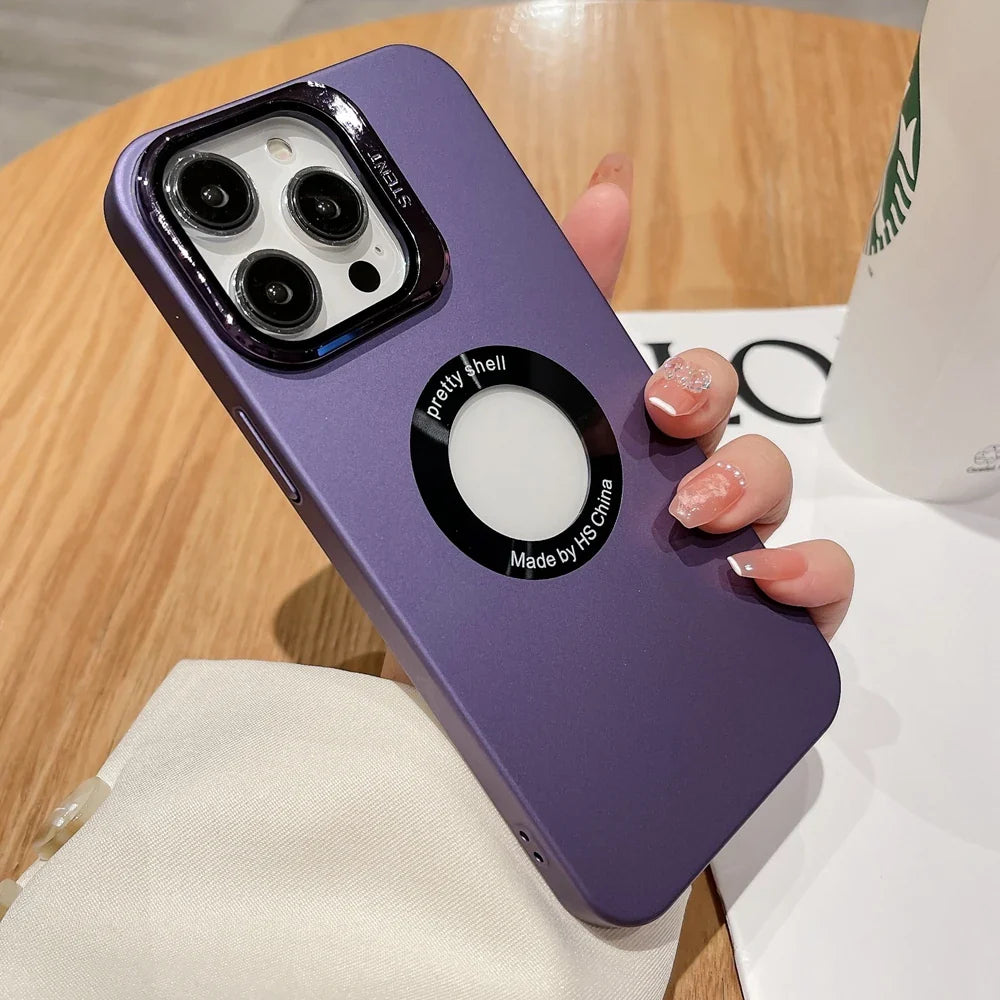 Logo Hole Camera Lens Full Protection Case for IPhone 16 15