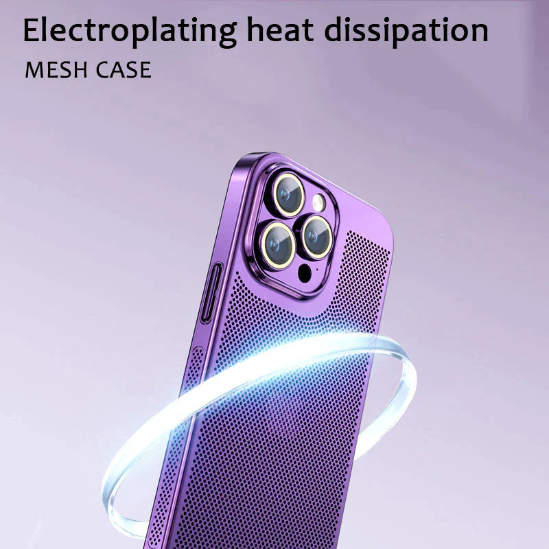 Electroplating Heat Dissipation iPhone Case For IPhone 16 - 13