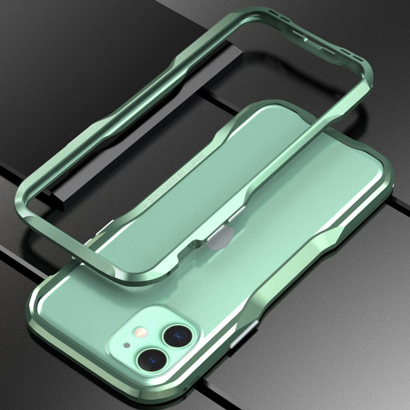 Luxury Metal Aluminum Alloy Bumper Case For iPhone 14 13 - theroxymob