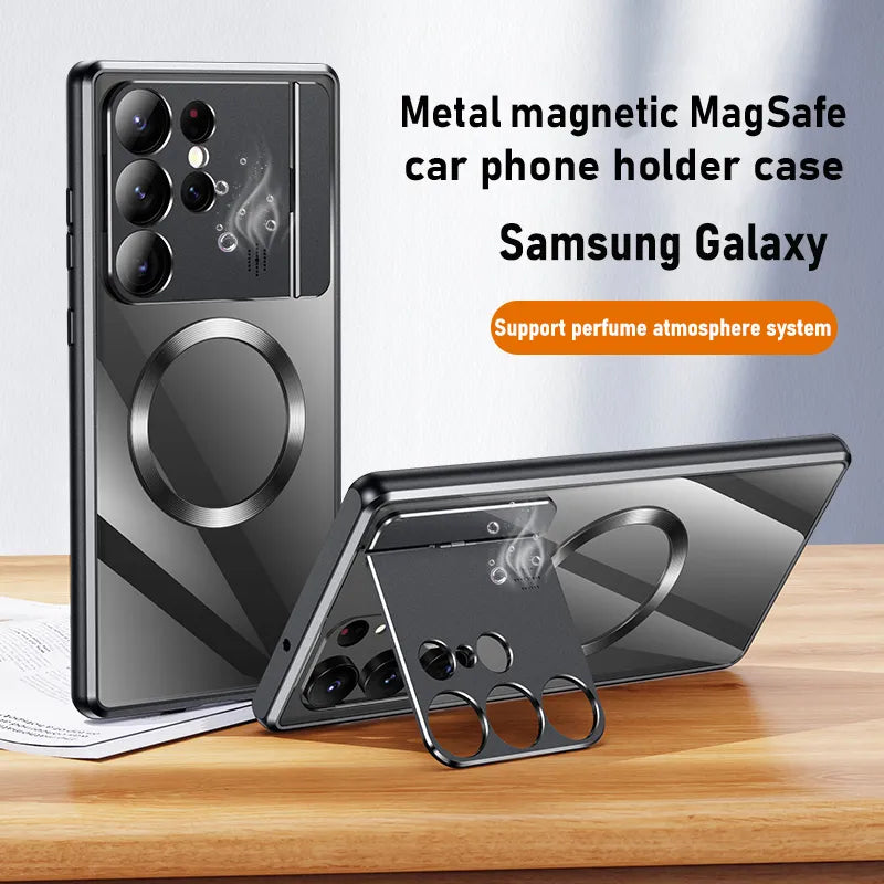 Magnetic Magsafe Case Metal Aluminum For Samsung S24 Series