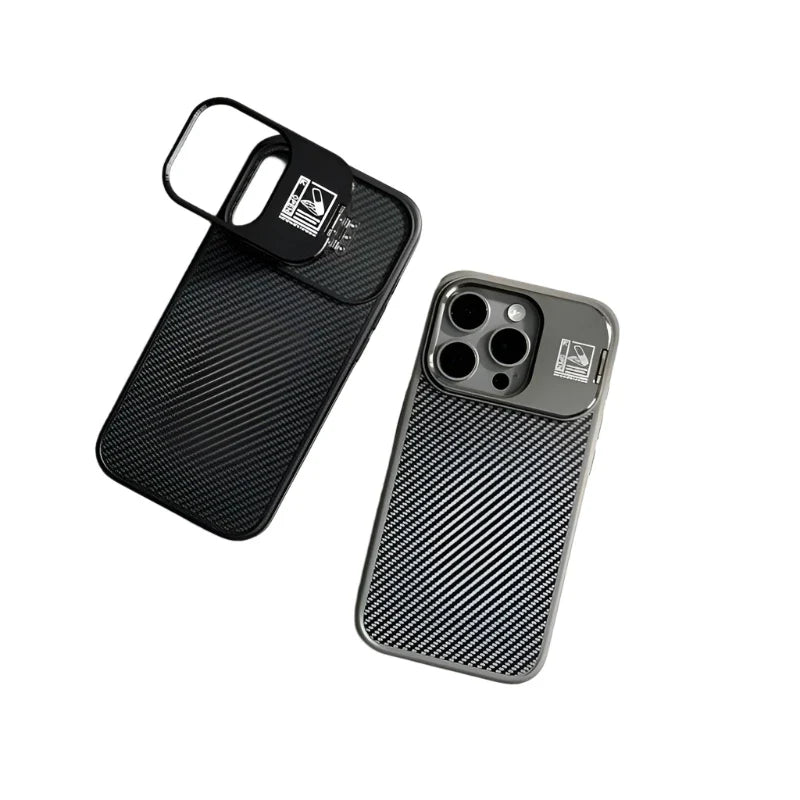 Frosted Carbon Fiber Magsafe Case for iPhone 16 15 14