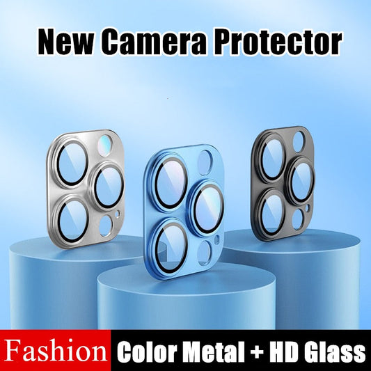 Full Cover Camera Lens Protector For iphone 14 13 12 - theroxymob