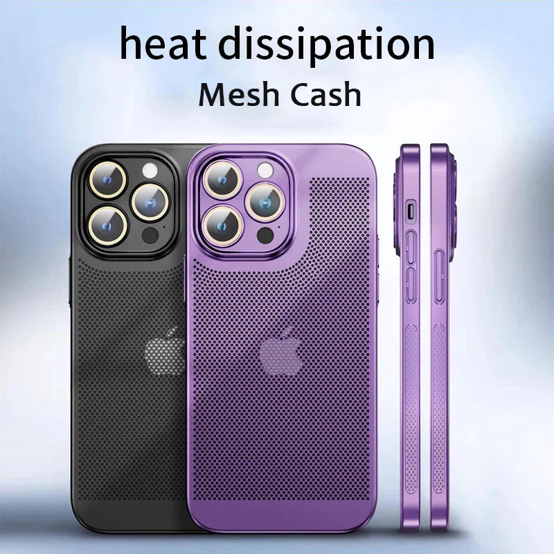 Electroplating Heat Dissipation iPhone Case For IPhone 16 - 13