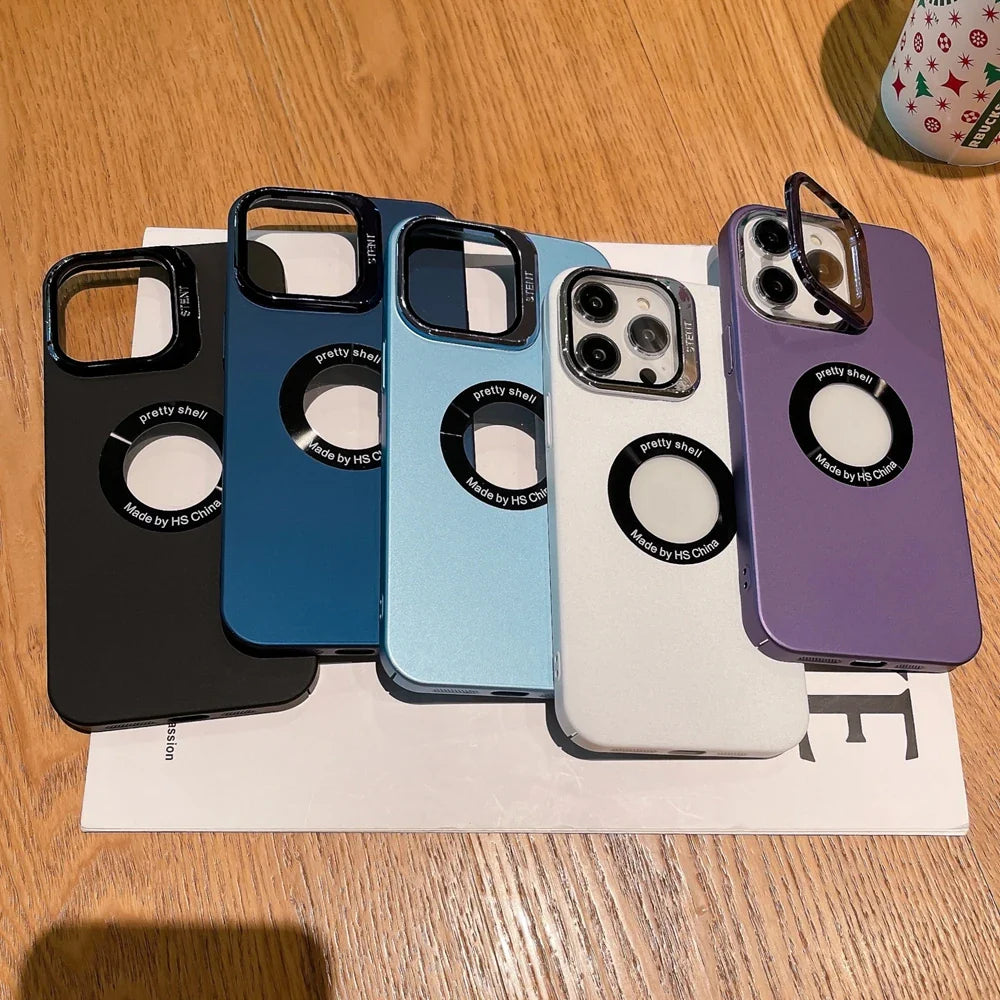 Logo Hole Camera Lens Full Protection Case for IPhone 16 15