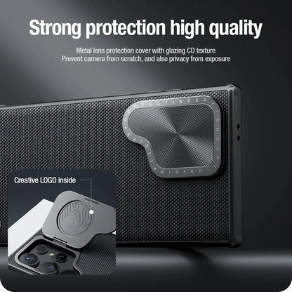 Magsafe Case Nillkin Textured Nylon Fiber Magnetic CaseFor Samsung  S24 Series