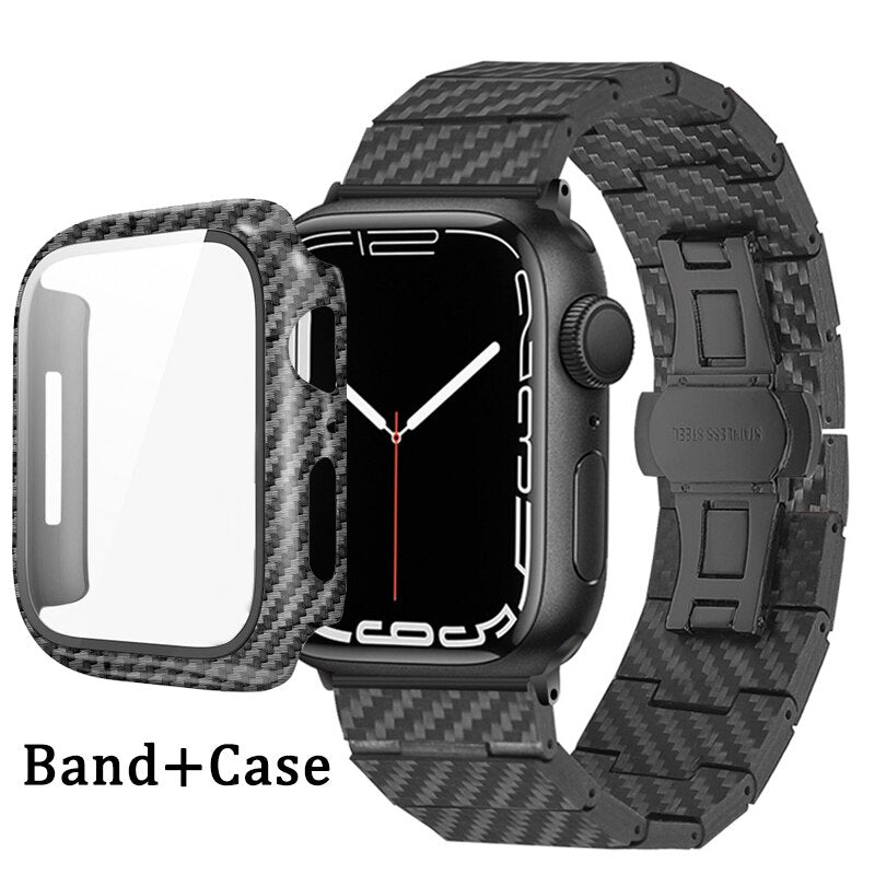 Carbon Fiber watch band for Apple Watch - theroxymob