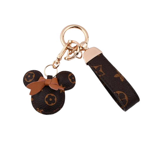 MICKEY MOUSE LEATHER KEYCHAIN WRISTLET