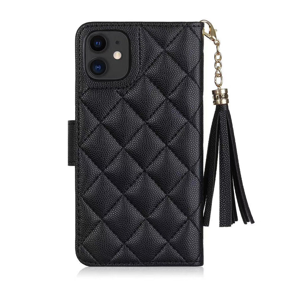 Luxury CC Phone Case for iPhone with Card Holder