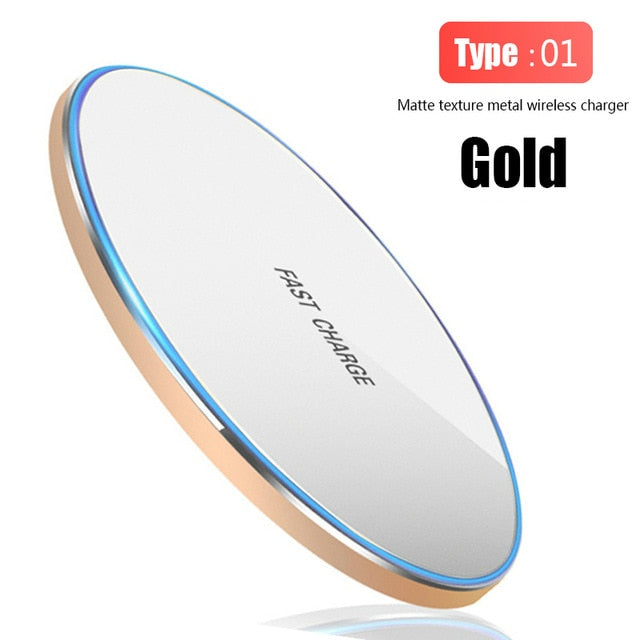 Fast Wireless Charger For Samsung Galaxy Charging Pad for iPhone - theroxymob