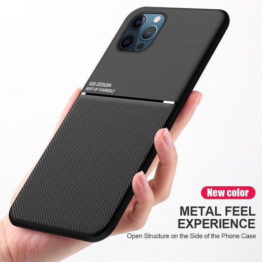 Luxury Soft Car Magnetic Matte Leather Cover For iPhone 13 Series - theroxymob