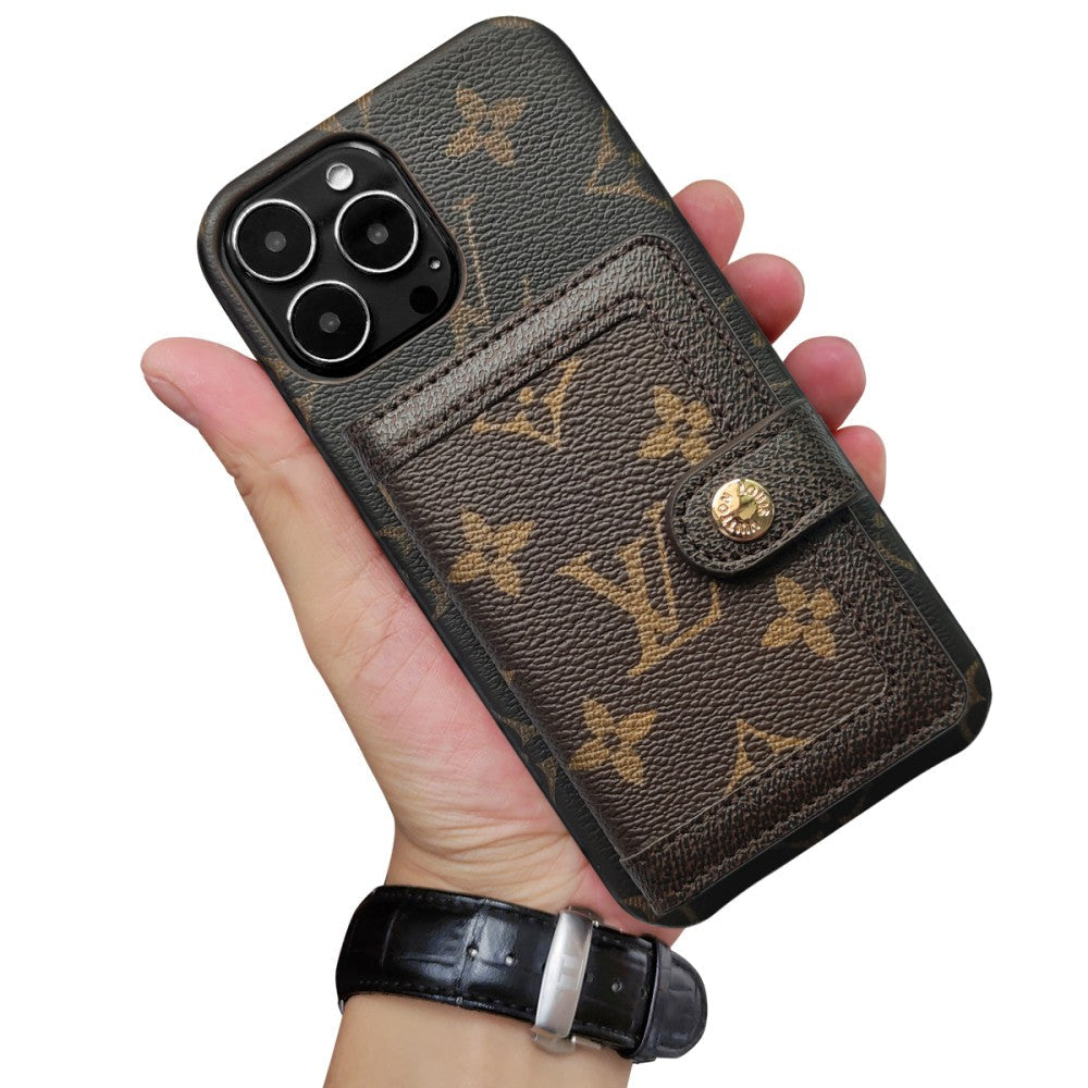 Beautiful luxury iphone case with credit card holder